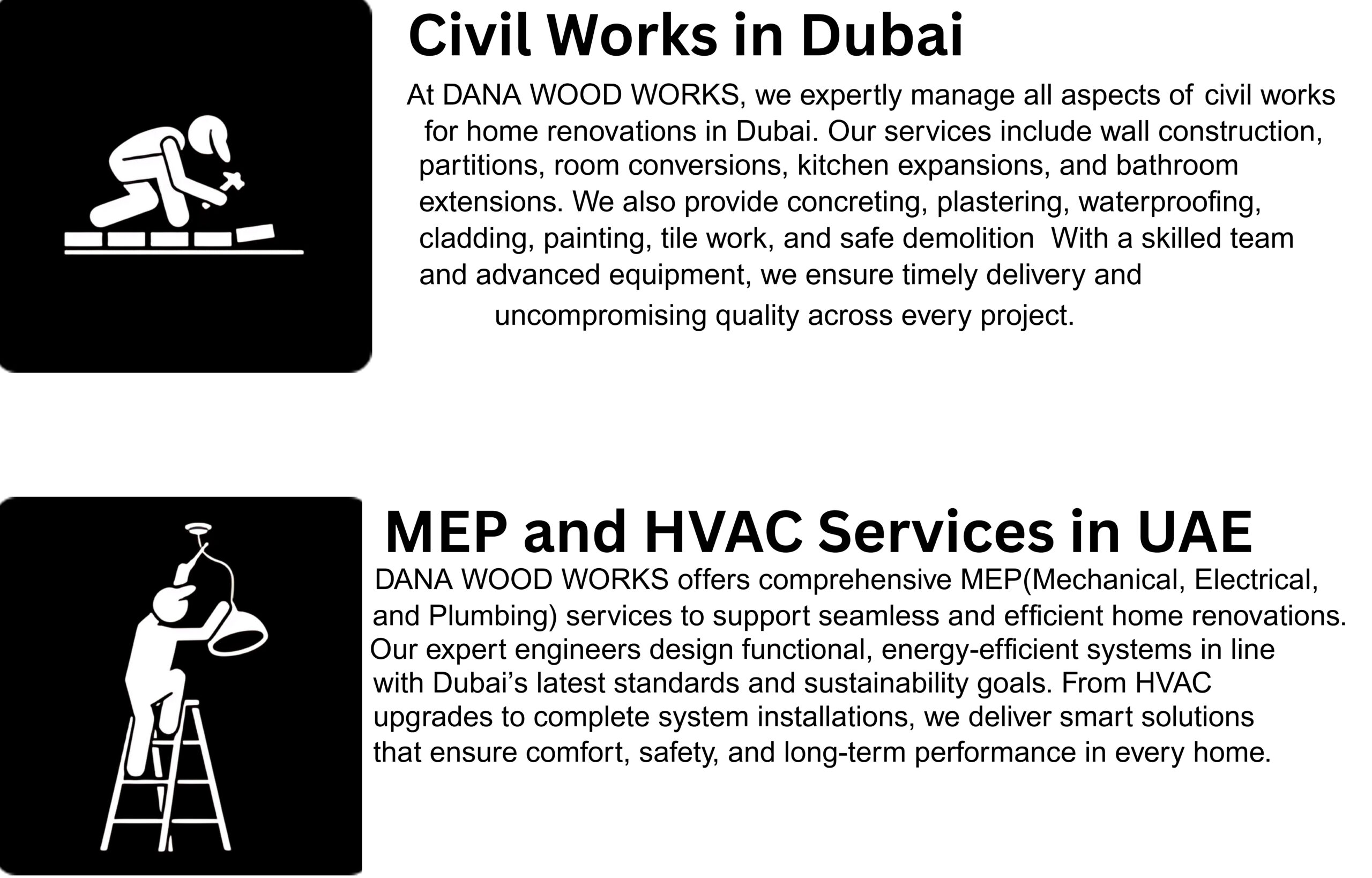 Civil Works in Dubai Civil Works in Dubai